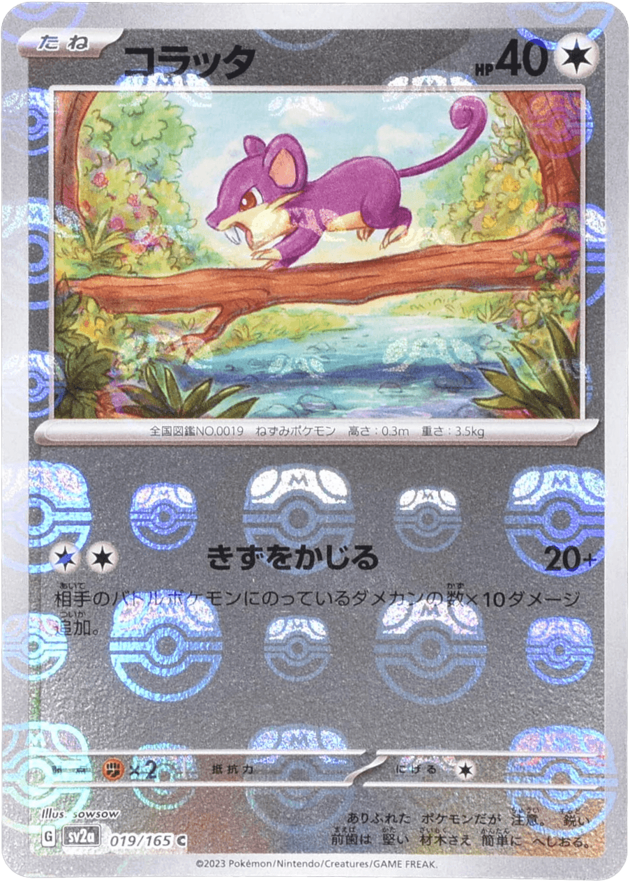 コラッタ (マスターボールミラー) Mast.Foil